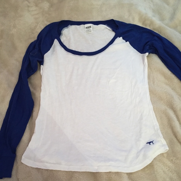 PINK Victoria's Secret Tops - Victoria's Secret PINK Baseball Tee